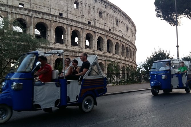 Rome by Ape Calessino Auto Rickshaw - The Keyhole of Malta and Campo de’ Fiori