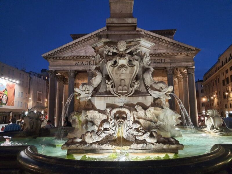 Rome by Night: City Center Lights and Wonders Guided Tour - Starting Point and Group Details