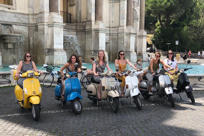 Rome by Vespa: Classic Rome Tour with Pick up - Food and Refreshments During the Tour