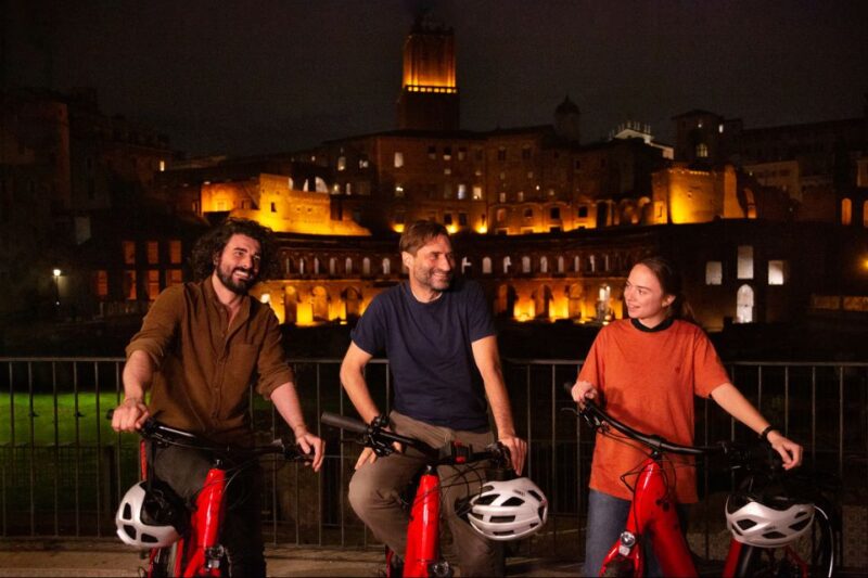 Rome: Cannondale E-Bike Evening Tour with Optional Dinner - Key Points