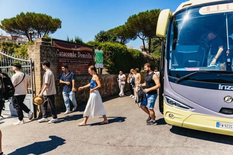 Rome: Capuchin Crypts and Catacombs Tour with Transfers - Practical Details: Meeting Points and Group Sizes