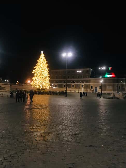 Rome: Christmas in Rome Illuminated Night Tour in Golf Cart - The Festive Aperitivo and Local Flavors