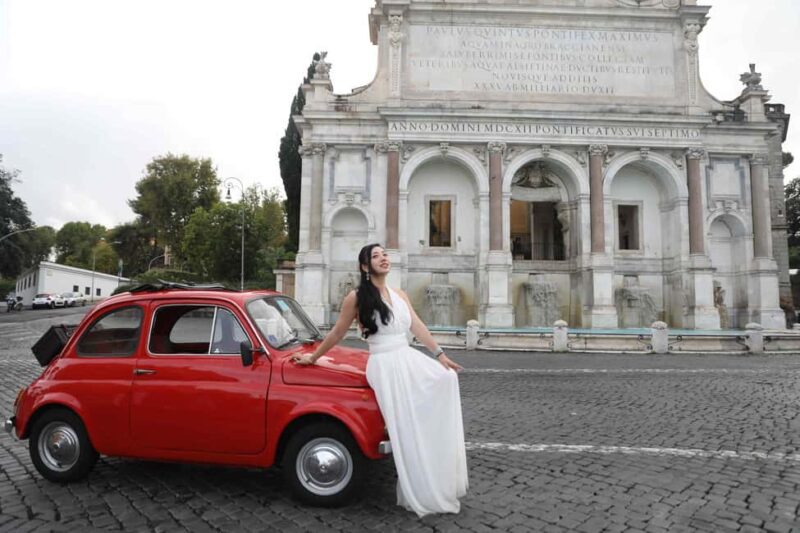 Rome: Ciao Bella Fiat 500 Vintage Journey with Aperol Spritz - Key Points