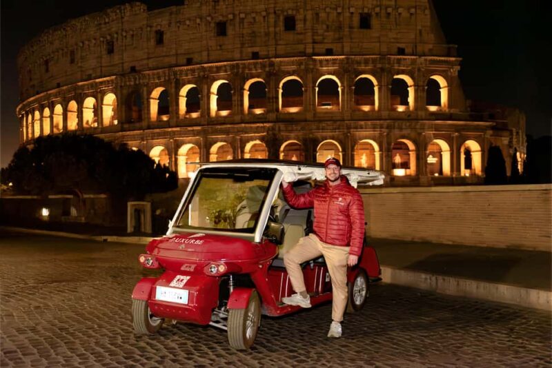 Rome: City Golf Cart at Night Tour - Key Points