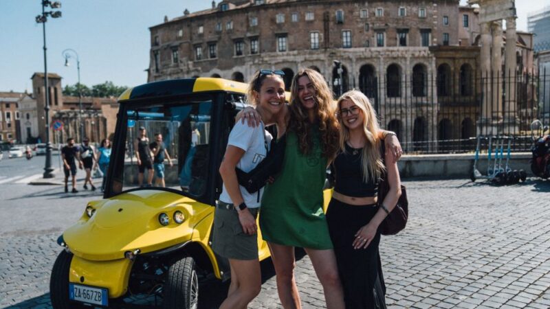 Rome: City Highlights Golf Cart Tour with Local Guide - Unique Features of the Electric Golf Cart Experience