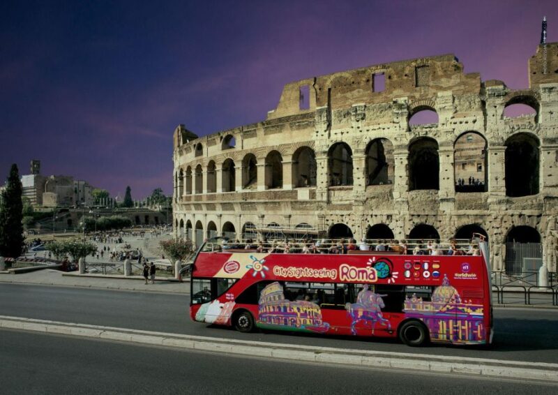 Rome: City Highlights Open-Top Bus Night Tour - Key Points