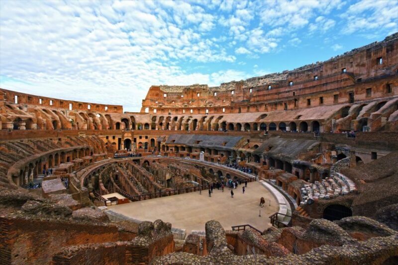 Rome: Colosseum Arena and Ancient Rome Guided Tour - Visiting the Colosseum’s Imposing Facade and Arena Floor