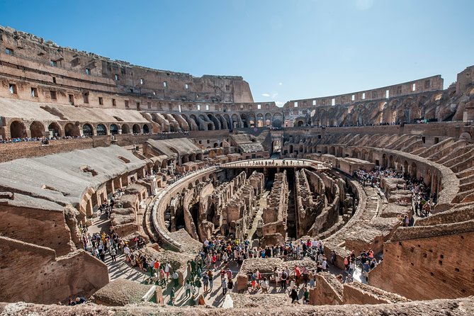 Rome: Colosseum Arena Floor, Roman Forum and Palatine Hill Tour - Timing, Pacing, and Accessibility