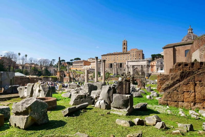 Rome: Colosseum & Forum with Audio Guide - Optional Arena - Walking Through the Roman Forum’s Political Heart
