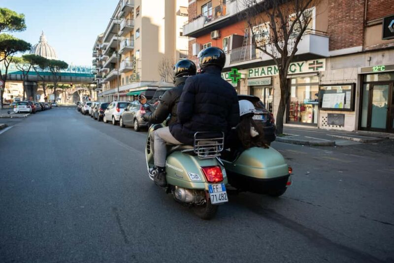 Rome: Evening Vespa Sidecar City Tour - Charm and Flavor in Trastevere Neighborhood