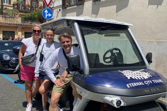 Rome: Exclusive Private Golf Cart Tour - Panoramic Views from Giardino degli Aranci and Villa Borghese