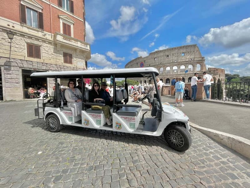 Rome: Explore Rome like Emily in a Golf Cart - See the Ancient Grounds of Circus Maximus and Marcellus Theatre