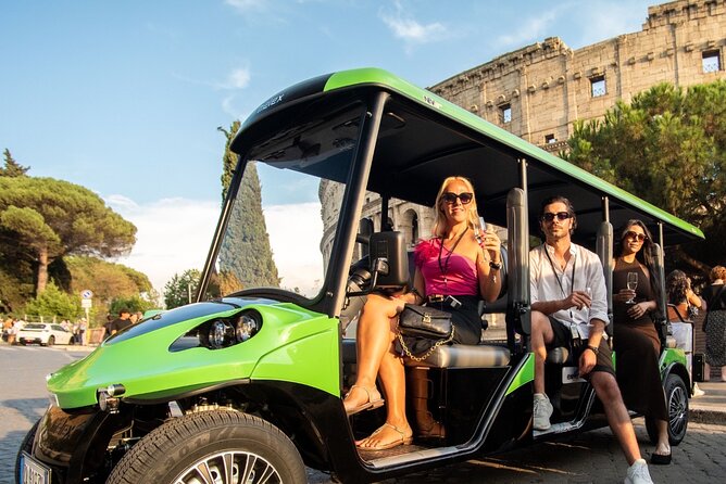 Rome: Express Ancient Rome in GolfCart - Scenic Stop at the Orange Garden and Secret Highlight