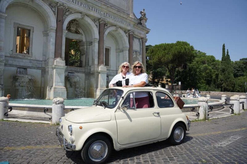 Rome: Fiat 500 Experience with Gelato and Photos - Starting Point at Oppio Caffè Near the Colosseo