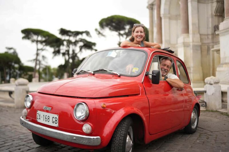 Rome: Fiat 500 Experience with Gelato and Photos - Castel SantAngelo and the Surrounding Views