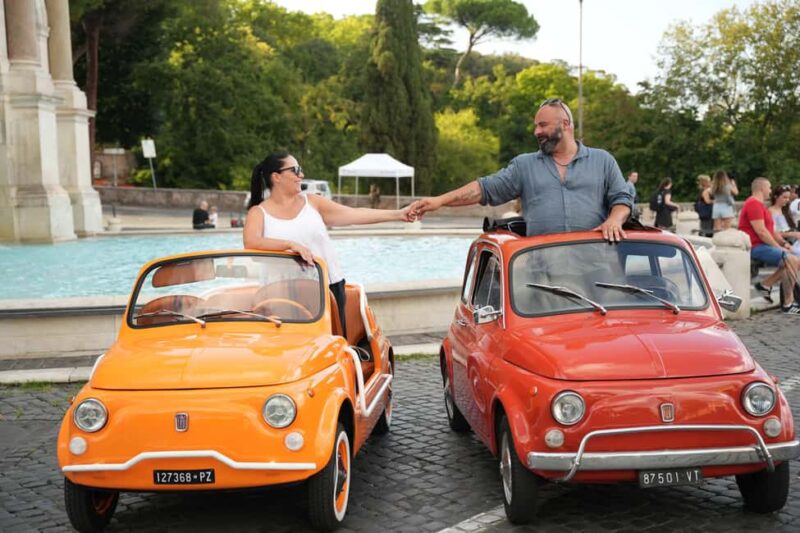 Rome: Fiat 500 Experience with Gelato and Photos - The Panoramic Break at Janiculum Hill