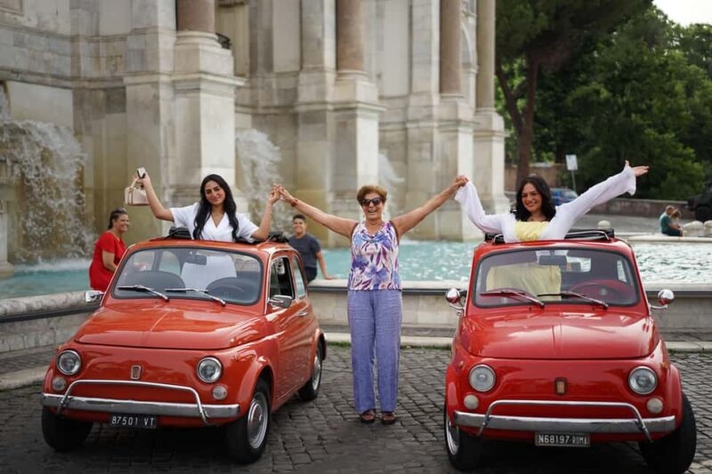 Rome: Fiat 500 Unveiling Rome's Secrets - From the Orange Garden to Rome’s Cozy Piazzas