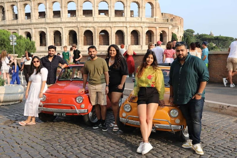 Rome: Fiat 500 Vintage Photography Service in Rome - Touring Rome in a Vintage Fiat 500 with Professional Photos