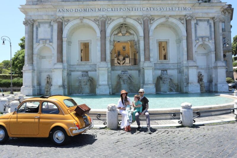 Rome: Fiat Cinquecento Vintage Photography Service - Discover Rome in a Vintage Fiat 500 with Professional Photos