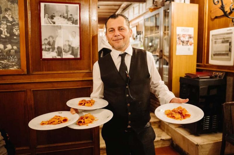 Rome Food Tour: Trastevere Aperitivo, Wine & Pasta Dinner - Expert Guides and Notable Personalities