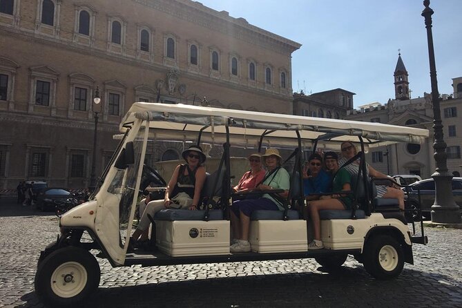 Rome for cruisers: transfer by Minivan + 4-hour tour by Golf Cart - Included and Not Included in the Price
