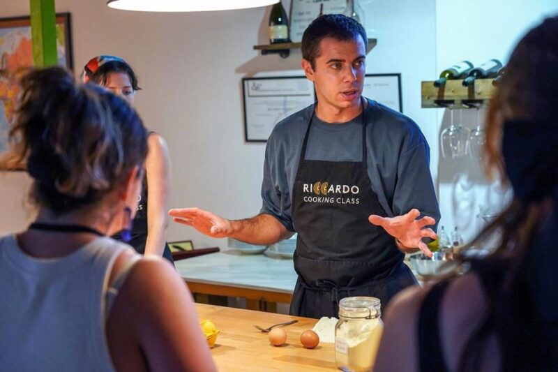 Rome: Fresh Pasta-Making Class with Italian Chef and Wine - Learning Techniques and Tips from Chef Riccardo