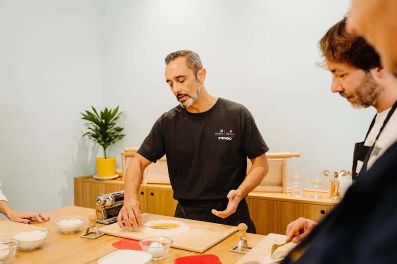 Rome: Fresh Pasta-Making Class with Wine and Gelato - Meeting Local Roman Culture Before Cooking