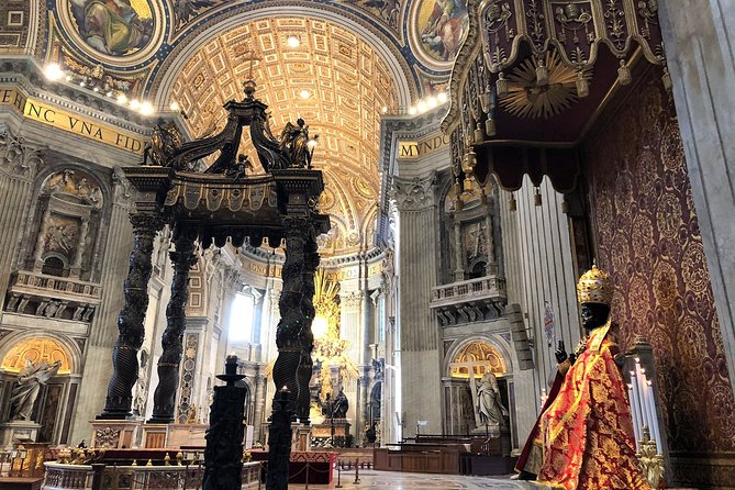 Rome from Port Private Tour: Colosseum & Vatican, Lunch and De-lux Car included - Visiting the World’s Largest Church: St. Peter’s Basilica