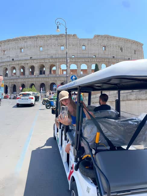 Rome: Fun Golf Cart Tour with Music and Gelato - Practical Information and Accessibility