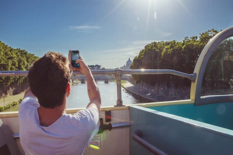 Rome: Glass Elevator, Museums & Hop-On Hop-Off Bus Ticket - 24-Hour Hop-On Hop-Off Bus for Flexible Sightseeing