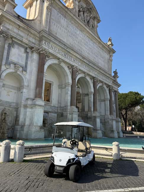 Rome: Golf Cart Sightseeing Pick up Tour - Key Points