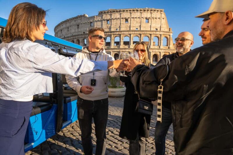 Rome Golf Cart - Sweeten the Tour with Gelato and a Commemorative Gift