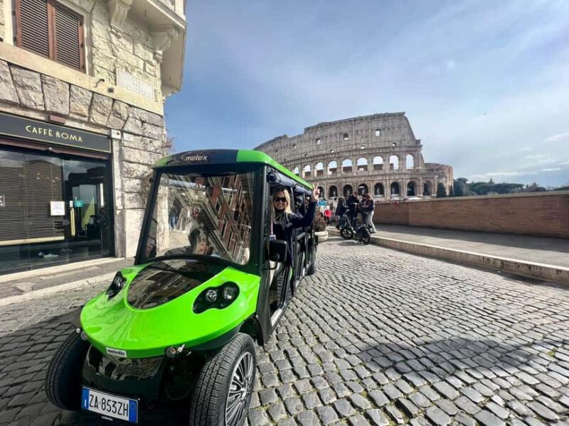 Rome: Golf Cart Tour with Artisanal Gelato Tasting - Key Points