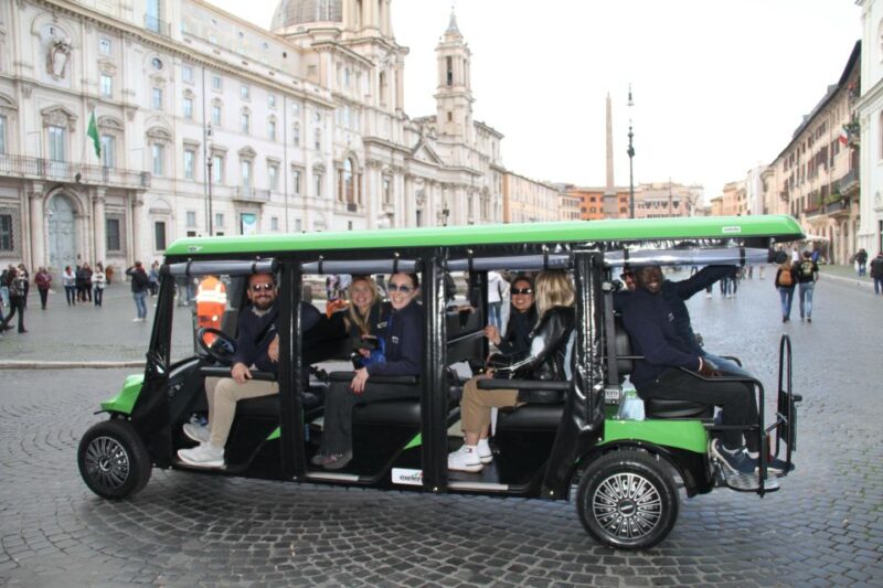 Rome: Golf Cart Tour with Artisanal Gelato Tasting - Starting Point Near the Colosseum and Accessibility