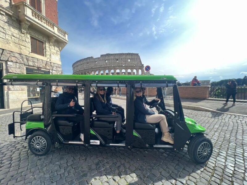 Rome: Golf Cart Tour with Artisanal Gelato Tasting - Practical Tips and Considerations