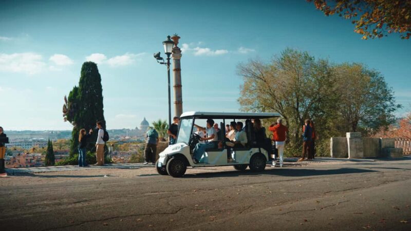 Rome: Golf Cart & Virtual Reality Experience w/ Food Tasting - Key Points