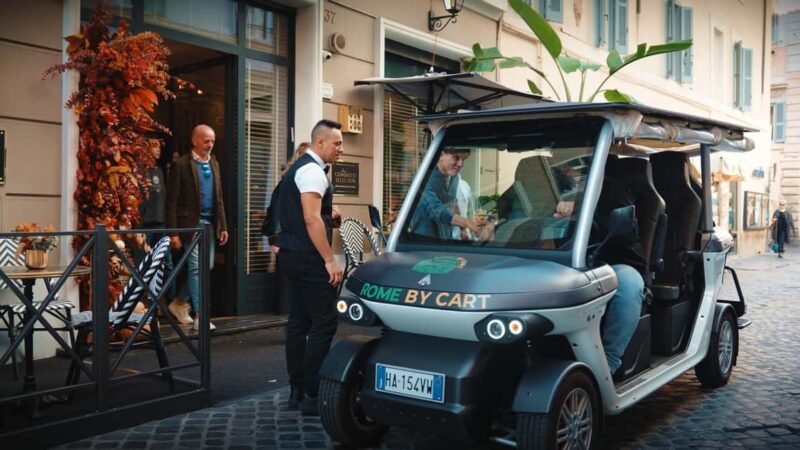 Rome: Golf Cart & Virtual Reality Experience w/ Food Tasting - Meet Julius Caesar and Learn His Secrets
