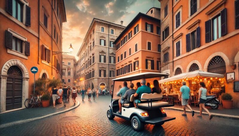 Rome: Guided Golf Cart Tour with Pickup - Key Points