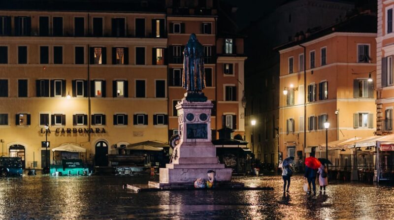 Rome: Guided Haunted Rome Ghost Tour with Dowsing Rods - The Final Stops at Campo de Fiori and Its Haunted Past