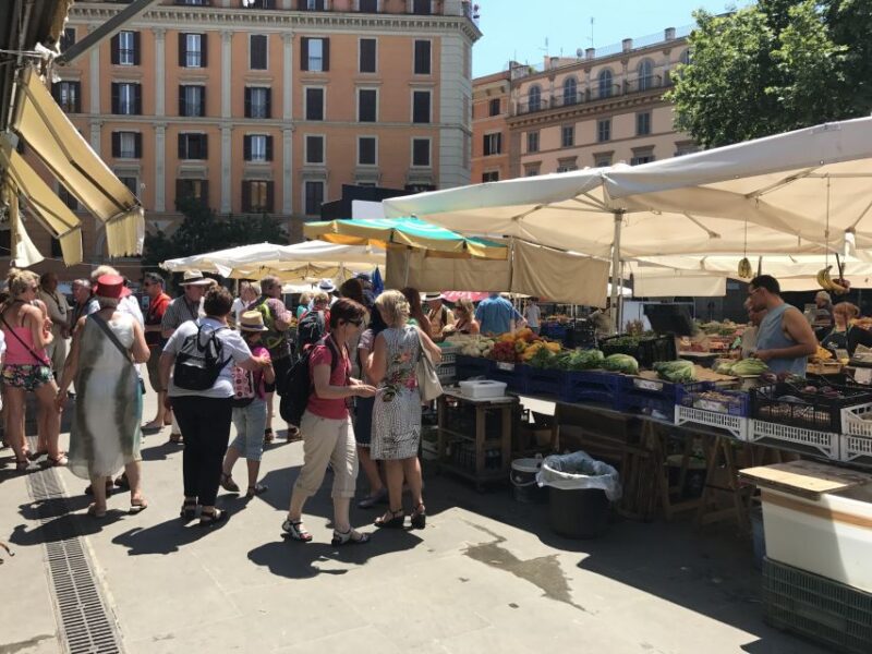 Rome: Guided Walking Tour and River Boat Ride - Explore Rome’s Historic Neighborhoods and Markets