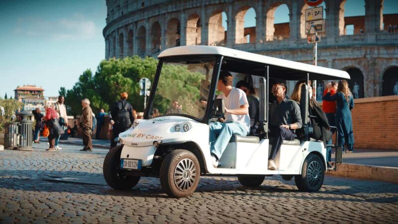 Rome Highlights & Food Tasting  3H Golf Cart Tour - Starting from Piazza Venezia: The Tour’s First Highlights