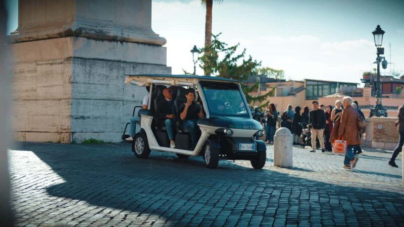 Rome Highlights & Food Tasting  3H Golf Cart Tour - Exploring the Pantheon: A Marvel of Ancient Architecture