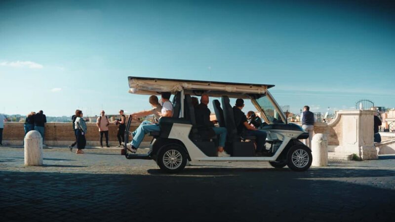 Rome Highlights & Food Tasting  3H Golf Cart Tour - St. Peter’s Basilica and Its Surroundings