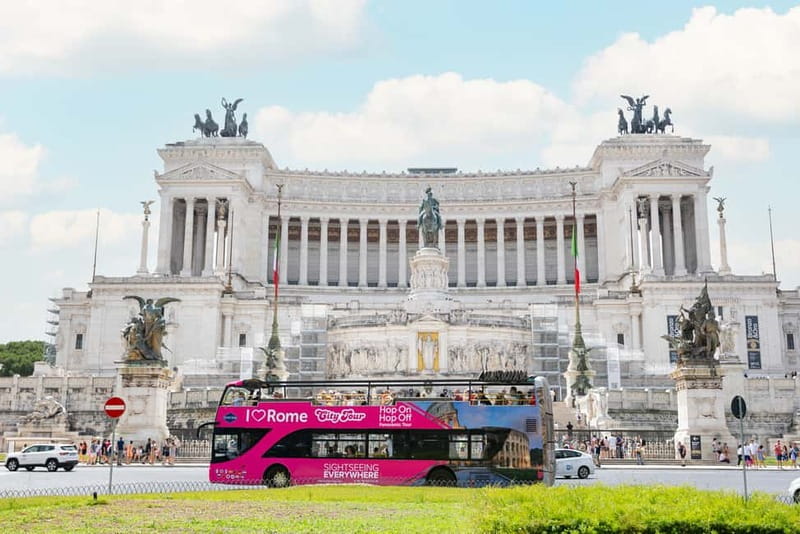 Rome: Hop-on Hop-off Sightseeing Bus Tour with Audioguide - Multiple Ticket Options for Different Schedules