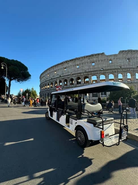 Rome in 3hours with Private Golf Cart tour and food tasting - Discover Rome in 3 Hours with a Private Golf Cart and Food Tasting