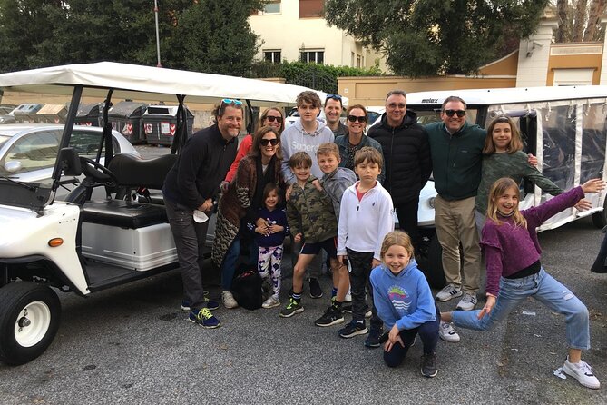 Rome in a Golf Cart Shared tour of Catacomb Ancient Appian - The Experience of Traveling in a Golf Cart