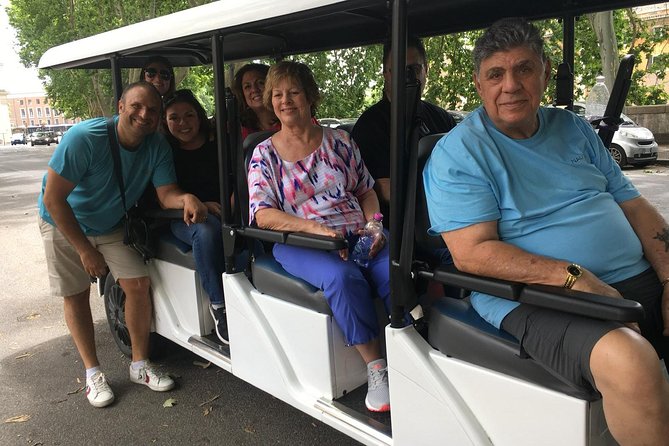Rome in Golf Cart Trastevere and Jewish Ghetto - Logistics and Booking Details