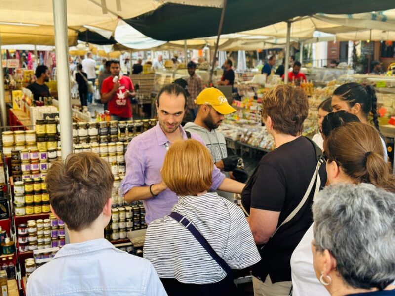 Rome: Jewish Quarter and Campo de' Fiori Street Food Tour - Key Points