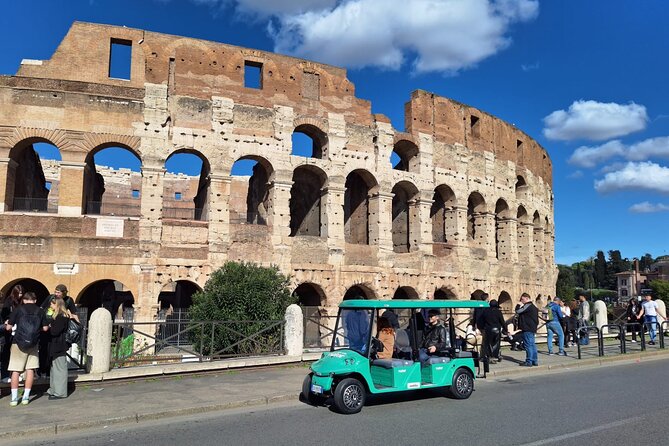 Rome Key Sights Golf Cart Tour | Private & Groups - Zipping Through Rome in a Comfortable Electric Golf Cart