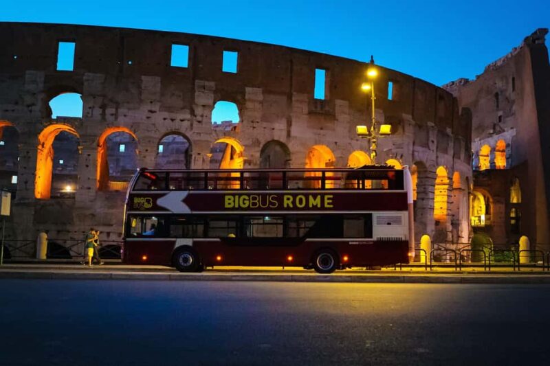 Rome: Live Guided Christmas Night Tour by Double-Decker Bus - Key Points